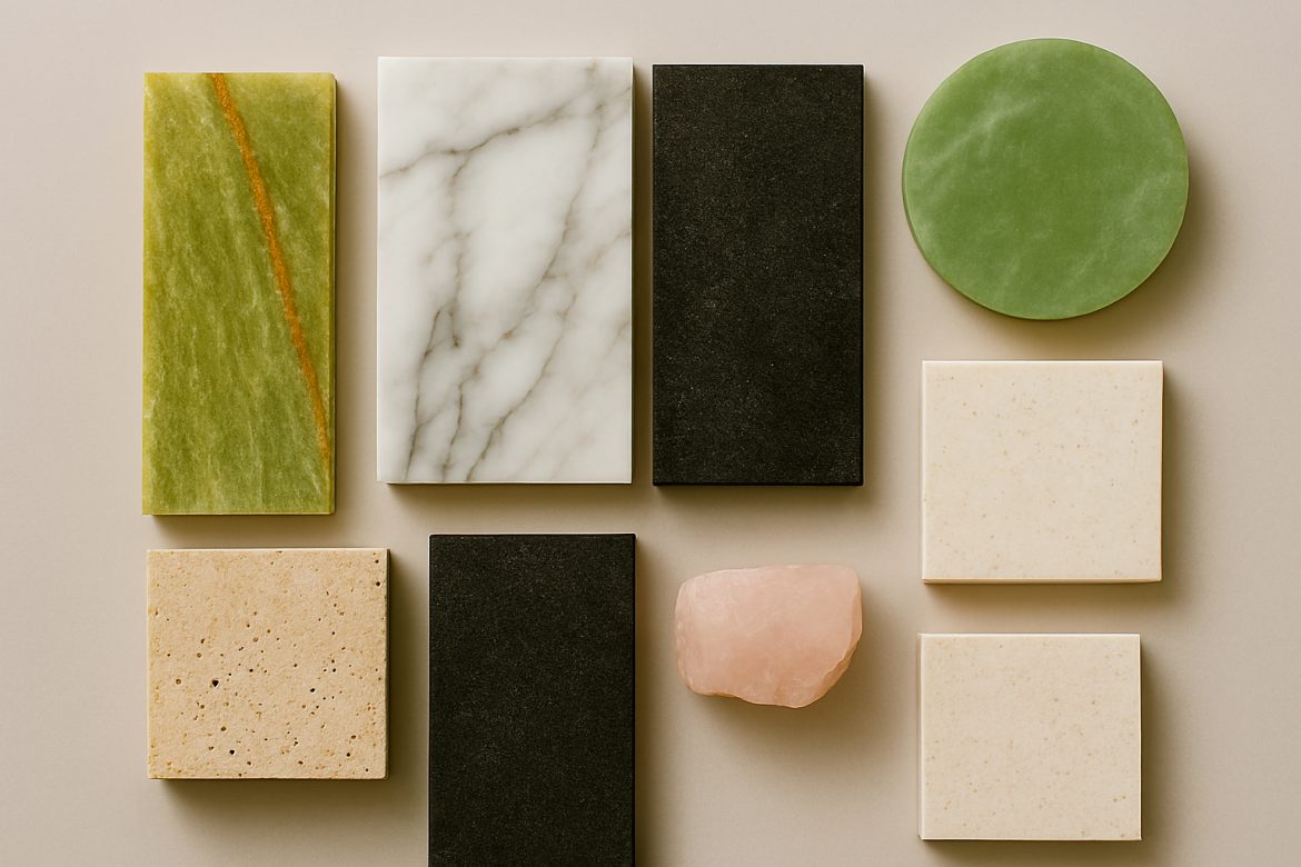 Las propiedades energéticas y emocionales de las piedras y los minerales en diseño de interiores